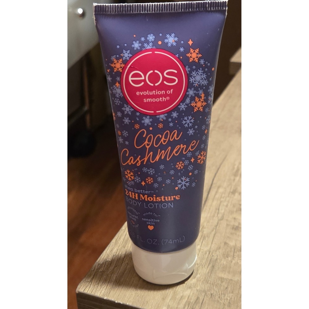 Eos Cocoa Cashmere 24H Moisture Body Lotion 2.5 fl oz Travel Size Shea Better